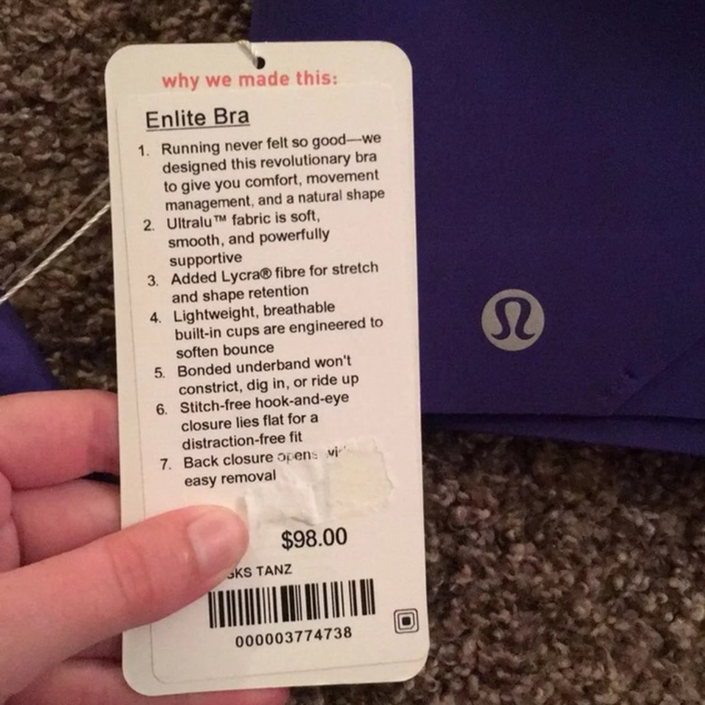 lululemon Enlite Bra NWT - Picture 4 of 4